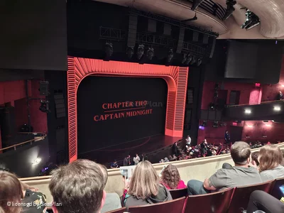 Marquis Theatre Mezzanine D23 view from seat photo