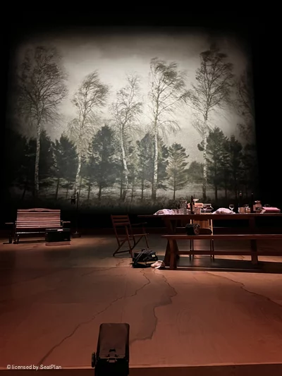 Vivian Beaumont Theater Orchestra C304 view from seat photo