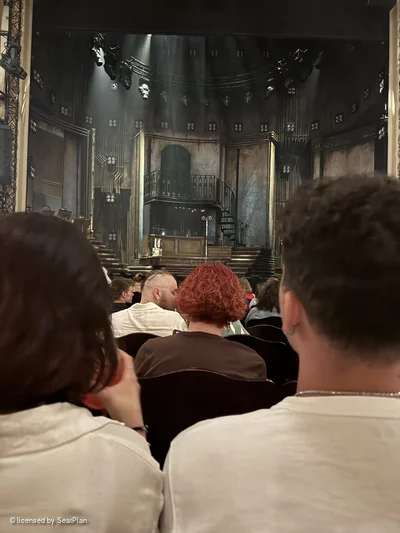 Lyric Theatre Stalls L13 view from seat photo