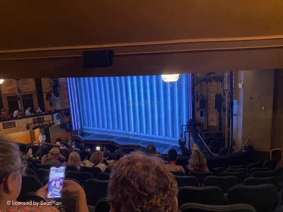 Shubert Theatre Mezzanine H26 view from seat photo