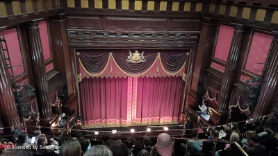 St Martin's Theatre Upper Circle H7 view from seat photo