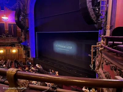 Lyceum Theatre Mezzanine A20 view from seat photo