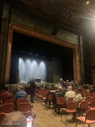 Alexandra Palace Theatre Stalls M29 view from seat photo
