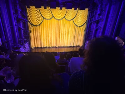 Trafalgar Theatre Dress Circle F18 view from seat photo