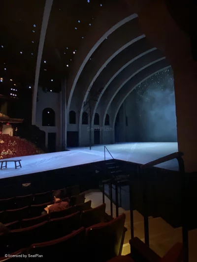 Vivian Beaumont Theater Orchestra J513 view from seat photo