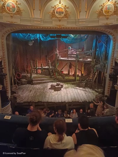 Ambassadors Theatre Circle D11 view from seat photo