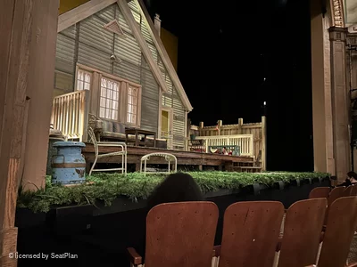 Booth Theatre Orchestra B11 view from seat photo