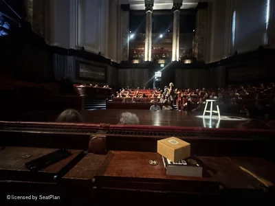 London County Hall Courtroom Stalls B24 view from seat photo