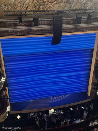Novello Theatre Balcony A20 view from seat photo
