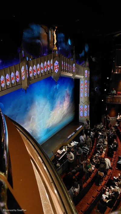 Prince of Wales Theatre Loge 4 3 view from seat photo