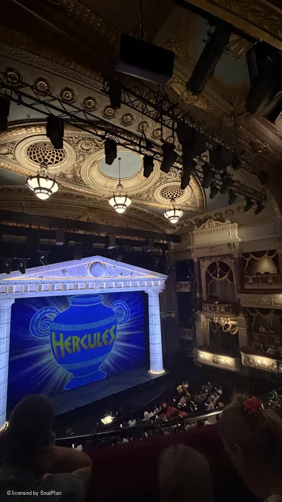 Theatre Royal Drury Lane Grand Circle D39 view from seat photo