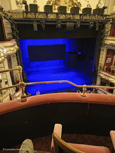 Noel Coward Theatre Grand Circle B24 view from seat photo