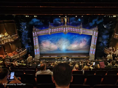 Prince of Wales Theatre Circle L27 view from seat photo