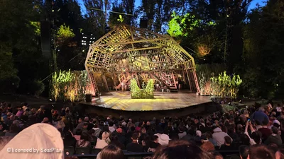 Regent's Park Open Air Theatre Upper Centre N41 view from seat photo