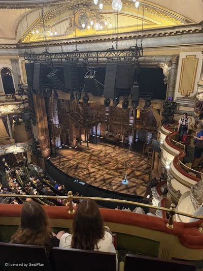 Victoria Palace Theatre Grand Circle C2 view from seat photo