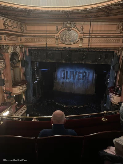 Gielgud Theatre Grand Circle C12 view from seat photo