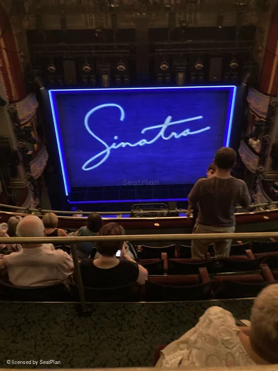 Aldwych Theatre Grand Circle E16 view from seat photo