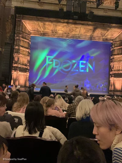 Theatre Royal Drury Lane Stalls O31 view from seat photo