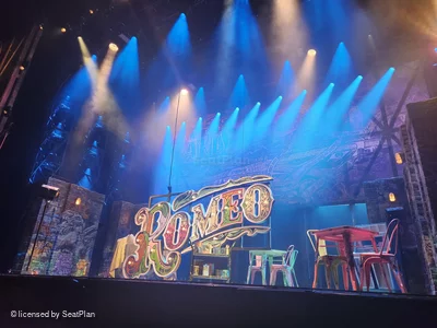 Milton Keynes Theatre Stalls BB4 view from seat photo
