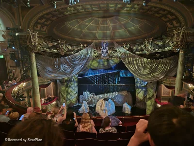 His Majesty's Theatre Grand Circle F18 view from seat photo