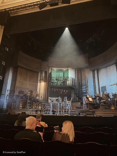 Lyric Theatre Stalls G9 view from seat photo