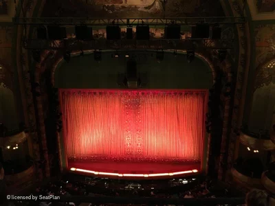 New Amsterdam Theatre Balcony C105 view from seat photo