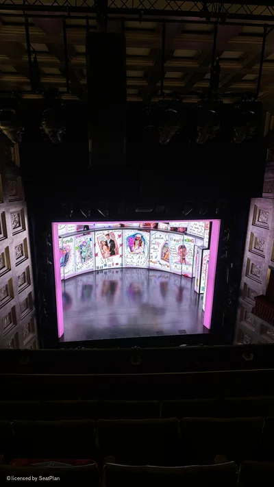 Savoy Theatre Upper Circle E16 view from seat photo