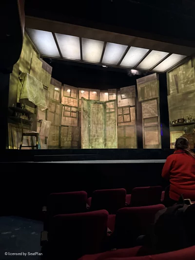 Charing Cross Theatre Stalls E12 view from seat photo