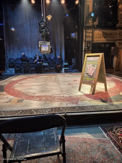 Tom Stoppard Theatre On Stage Seating SD7 view from seat photo
