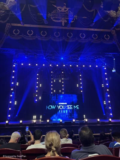 London Coliseum Stalls F24 view from seat photo