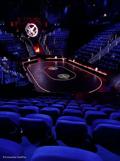 Troubadour Canary Wharf Theatre District 2 K98 view from seat photo