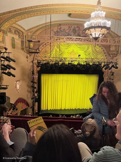Golden Theatre Rear Mezzanine C113 view from seat photo