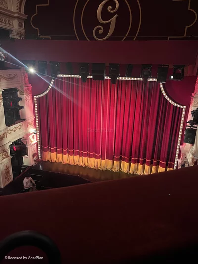 Garrick Theatre Grand Circle A6 view from seat photo