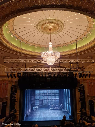 Neil Simon Theatre Mezzanine N112 view from seat photo