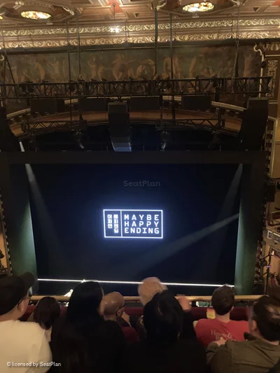 Belasco Theatre Balcony D111 view from seat photo