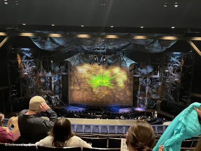 Gershwin Theatre Mezzanine F112 view from seat photo