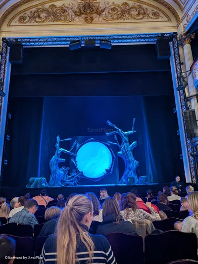 Lyric Theatre Dress Circle L11 view from seat photo