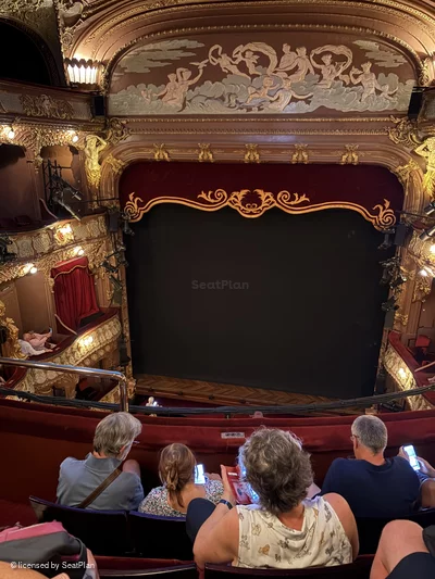 Apollo Theatre Grand Circle D11 view from seat photo