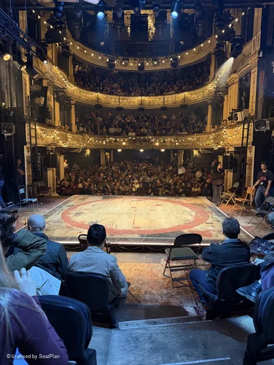 Tom Stoppard Theatre On Stage Seating D17 view from seat photo