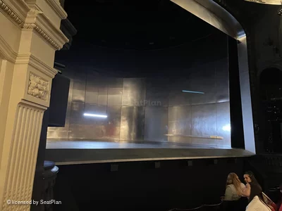 Ambassadors Theatre Stalls E17 view from seat photo