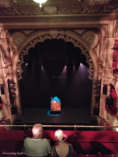 Lyric Hammersmith Upper Circle D9 view from seat photo