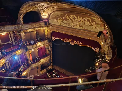Apollo Theatre Balcony D4 view from seat photo