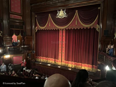 St Martin's Theatre Dress Circle C17 view from seat photo