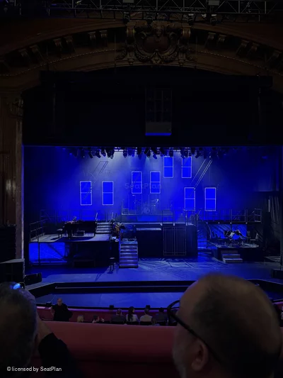 London Palladium Royal Circle B26 view from seat photo