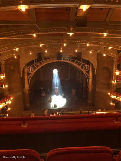 Lyric Theatre Balcony B105 view from seat photo
