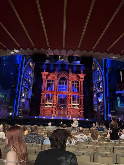 Savoy Theatre Stalls N15 view from seat photo
