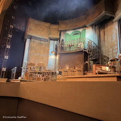Walter Kerr Theatre Orchestra C8 view from seat photo
