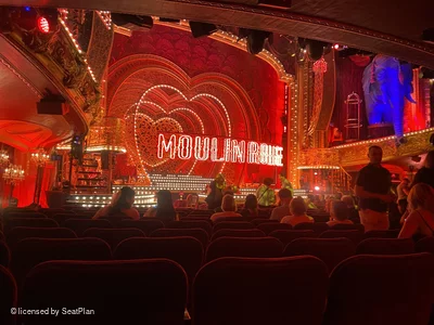 Al Hirschfeld Theatre Orchestra P15 view from seat photo