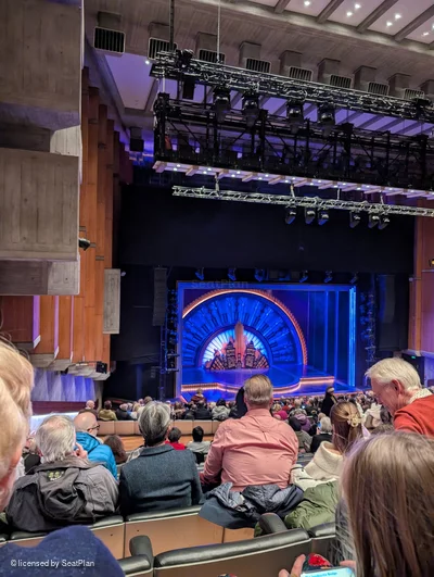Queen Elizabeth Hall Rear Stalls LL38 view from seat photo