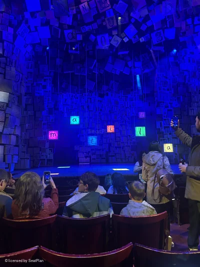Cambridge Theatre Stalls H16 view from seat photo